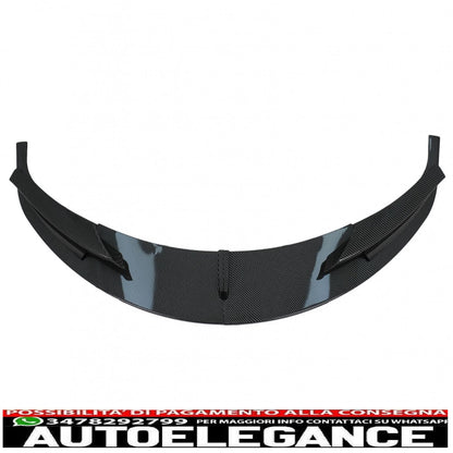 Front bumper spoiler splitter suitable for bmw 3 series f30 f31 (2011-2019) m-performance carbon film covering 