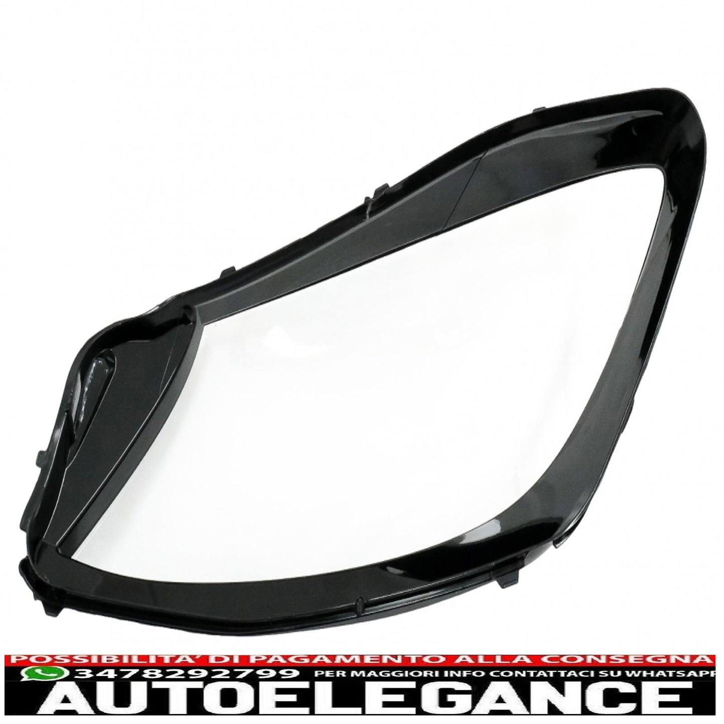 headlight lenses suitable for mercedes s class w222 restyling (2017-2020) clear 