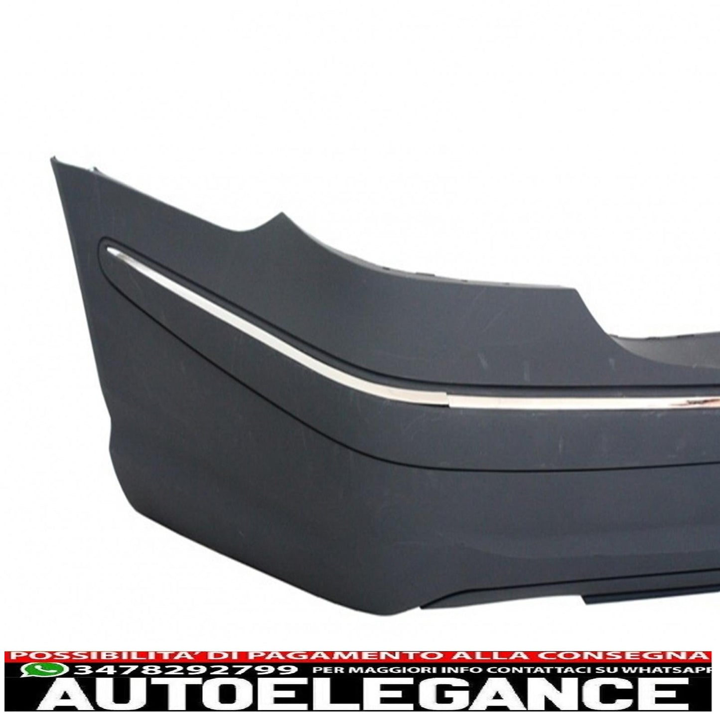 rear bumper with exhaust tips suitable for mercedes e class w211 2003-2009 a-design 