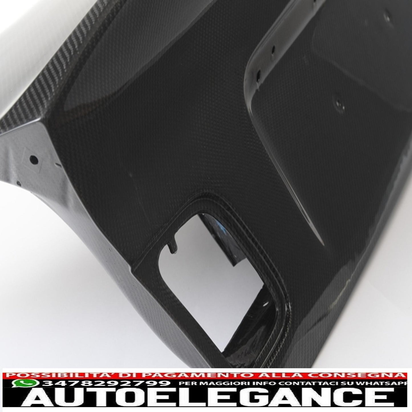 Coperchio del bagagliaio in vera fibra di carbonio adatto per BMW E46 Serie 3 Berlina 4 Porte (1998-2005) Design CSL AUTOELEGANCERICAMBI