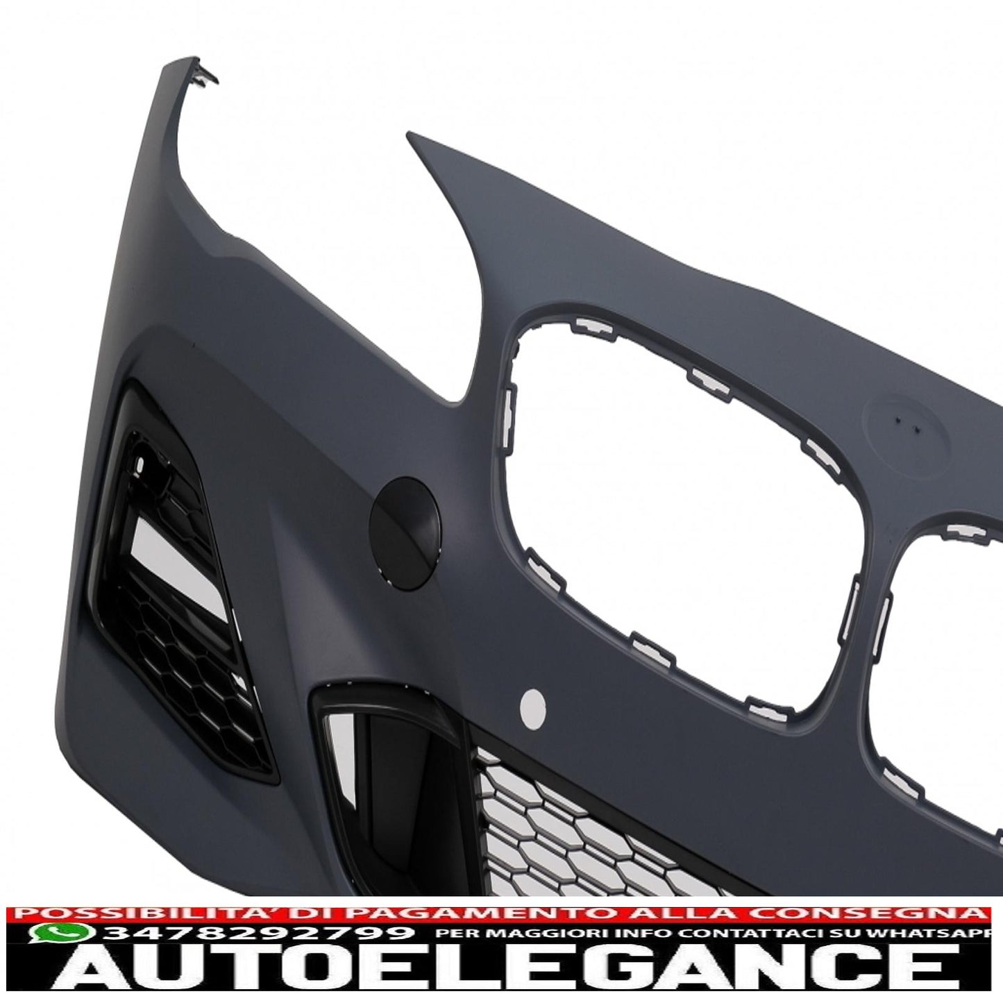 body kit suitable for bmw 2 series f45 lci active tourer (05.2017-12.2019) m-technik design double outlet for single exhaust