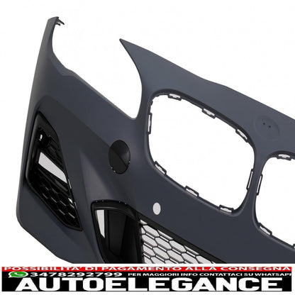 body kit suitable for bmw 2 series f45 lci active tourer (05.2017-12.2019) m-technik design double outlet for single exhaust