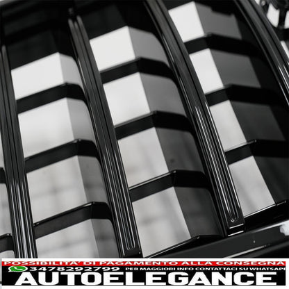 center grille suitable for mercedes s class coupe c217 (2014-2017) cabrio a217 (2015-2017) gt-r design panamericana black