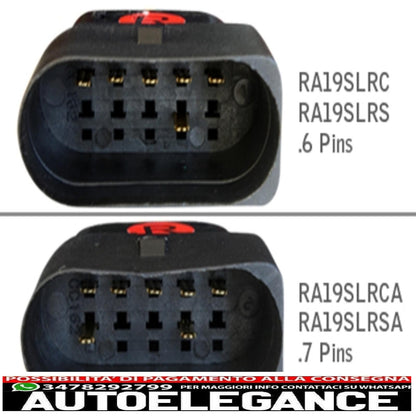 led bar rear lights suitable for audi a6 4f c6 (2004-2008) limousine red/crystal