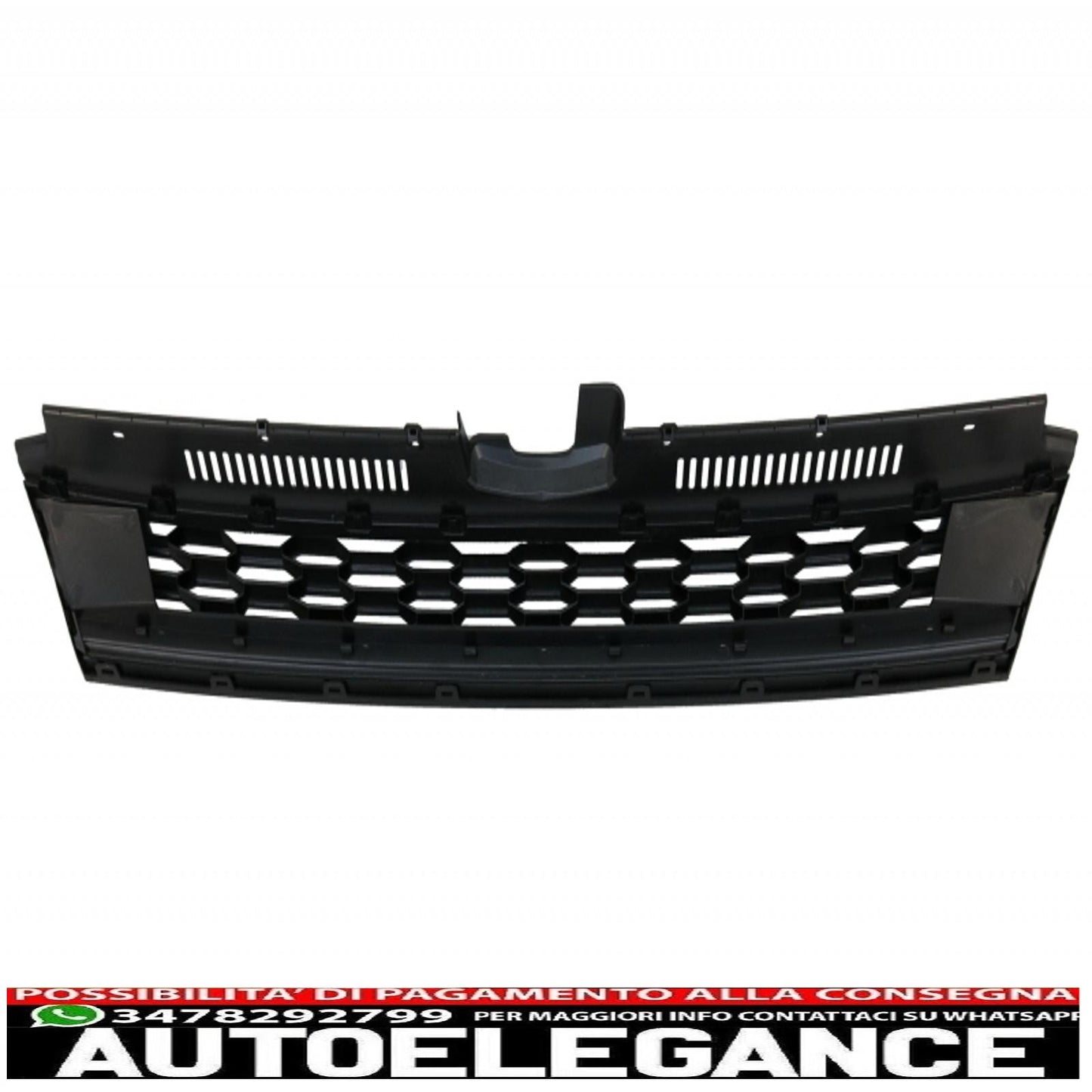 badgeless central grille with LED headlights sequential dynamic cornering lights suitable for vw golf 7.5 vii facelift (2017-up) gti design red and chrome 