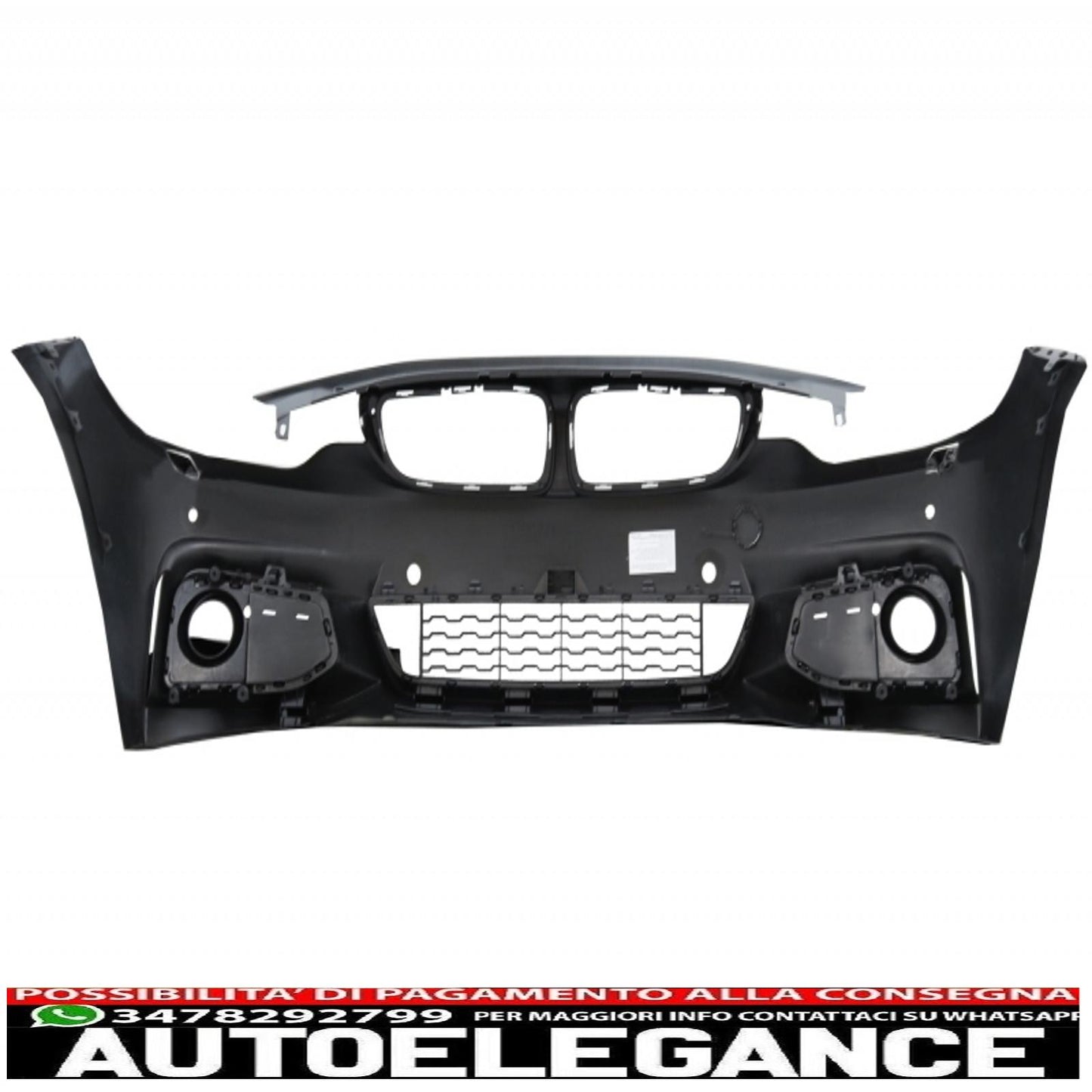 complete body kit suitable for bmw 4 series f32 f33 (2013-02.2017) m-performance design with black front fenders and bonnet 