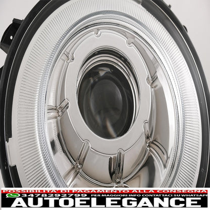 original look bi-xenon headlights suitable for mercedes g-class w463 (2005-2017) chrome 