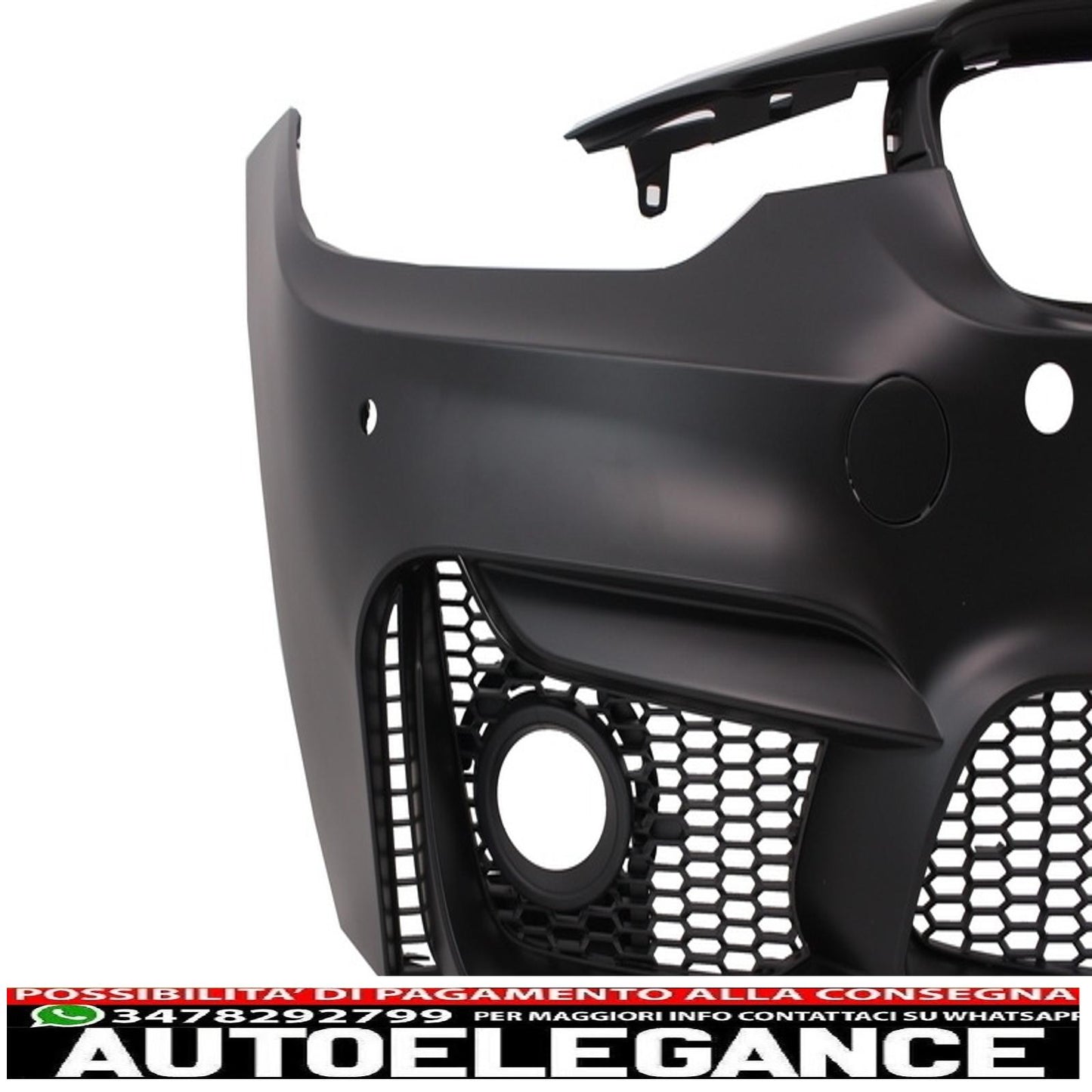body kit suitable for bmw f30 (2011-2019) evo ii m3 cs design with quad m-power exhaust tips black