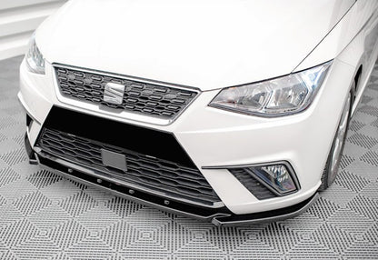 SPLITTER ADATTO PER SEAT IBIZA 5 KJ 2017+ STANDARD LOOK FR NERO LUCIDO V2