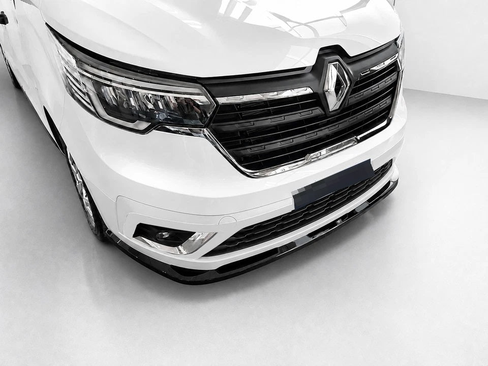 👉Splitter Anteriore per Renault Trafic MK3 Facelift 2022+ Nero Lucido👈