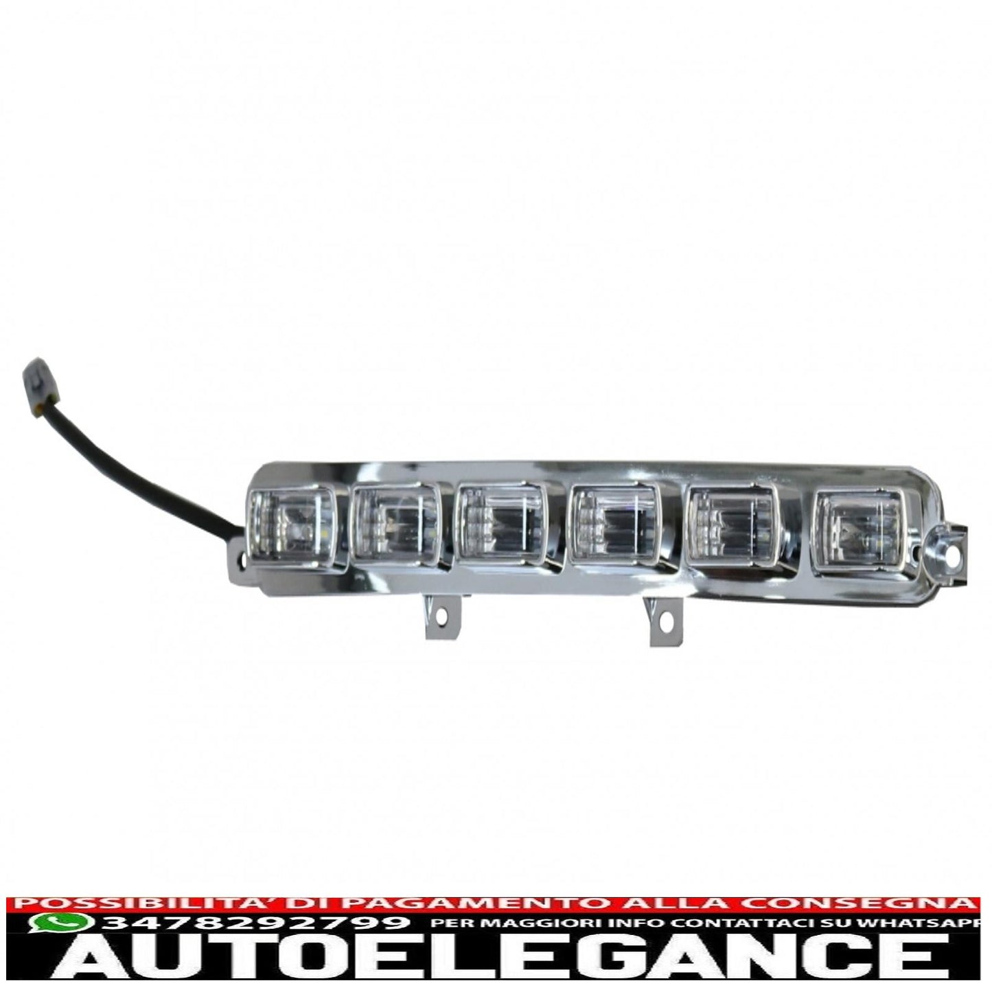 led drl for front bumper spoiler extension suitable for mercedes g class w463 (1989-2017)