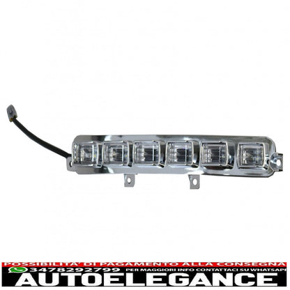 led drl for front bumper spoiler extension suitable for mercedes g class w463 (1989-2017)