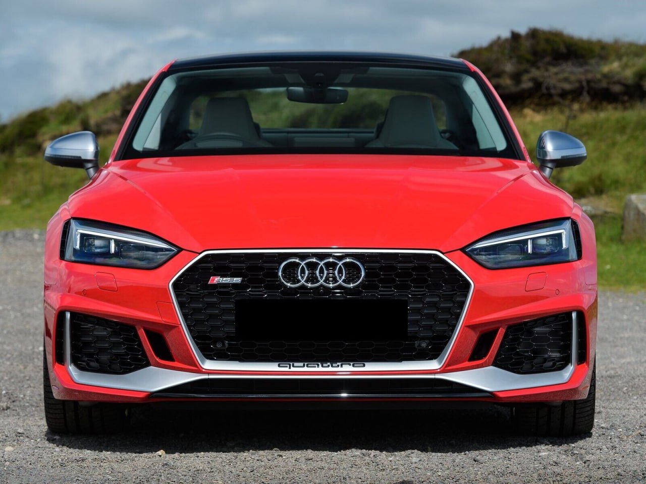 PARAURTI ANTERIORE ADATTO PER AUDI A5 F5 2016-2019 LOOK RS5 DESIGN SPORTIVO