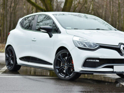 MINIGONNE LATERALI  RENAULT CLIO 4 IV 2012+ NERO LUCIDO 0476