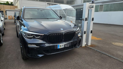 GRIGLIA ANTERIORE ADATTA PER BMW X5 G05 2018+ DOPPIA FASCIA NERO LUCIDO