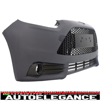 front bumper suitable for Ford Focus MK III 3 (2011-2014) st design with additional roof spoiler 