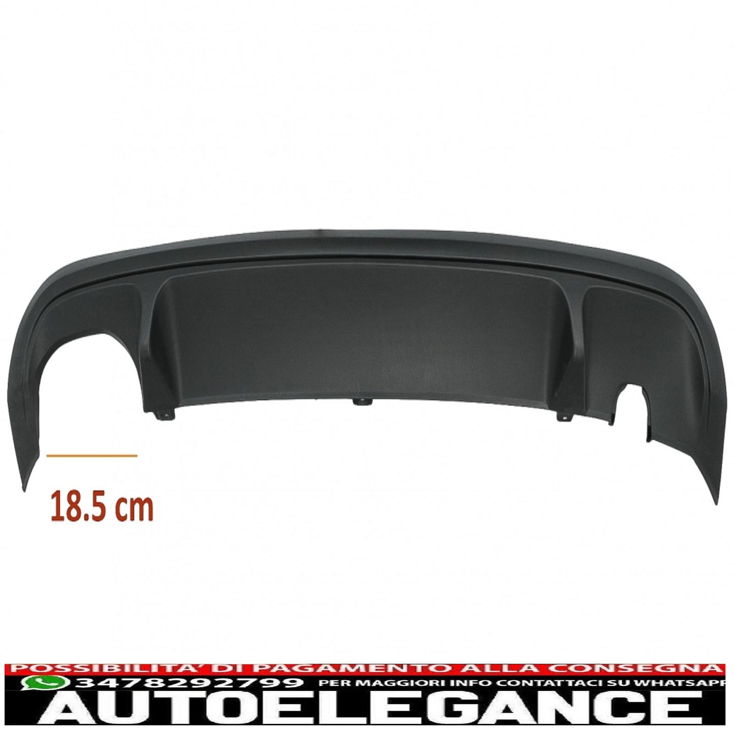 Diffusore aria paraurti posteriore adatto per vw jetta mk6 vi (2011-2014) gli design