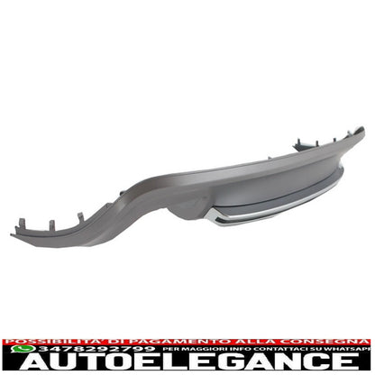 Diffusore mantovana paraurti posteriore adatto per audi a5 8t 4 porte (2012-2015) restyling con terminali di scarico terminali di scarico design s5