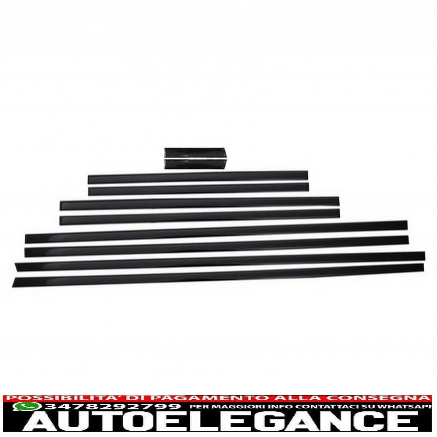 aggiungi strisce modanature porta con decalcomanie laterali adesivo in vinile grigio scuro e luci di svolta adatte per mercedes classe g w463 (1989-2015) AUTOELEGANCERICAMBI