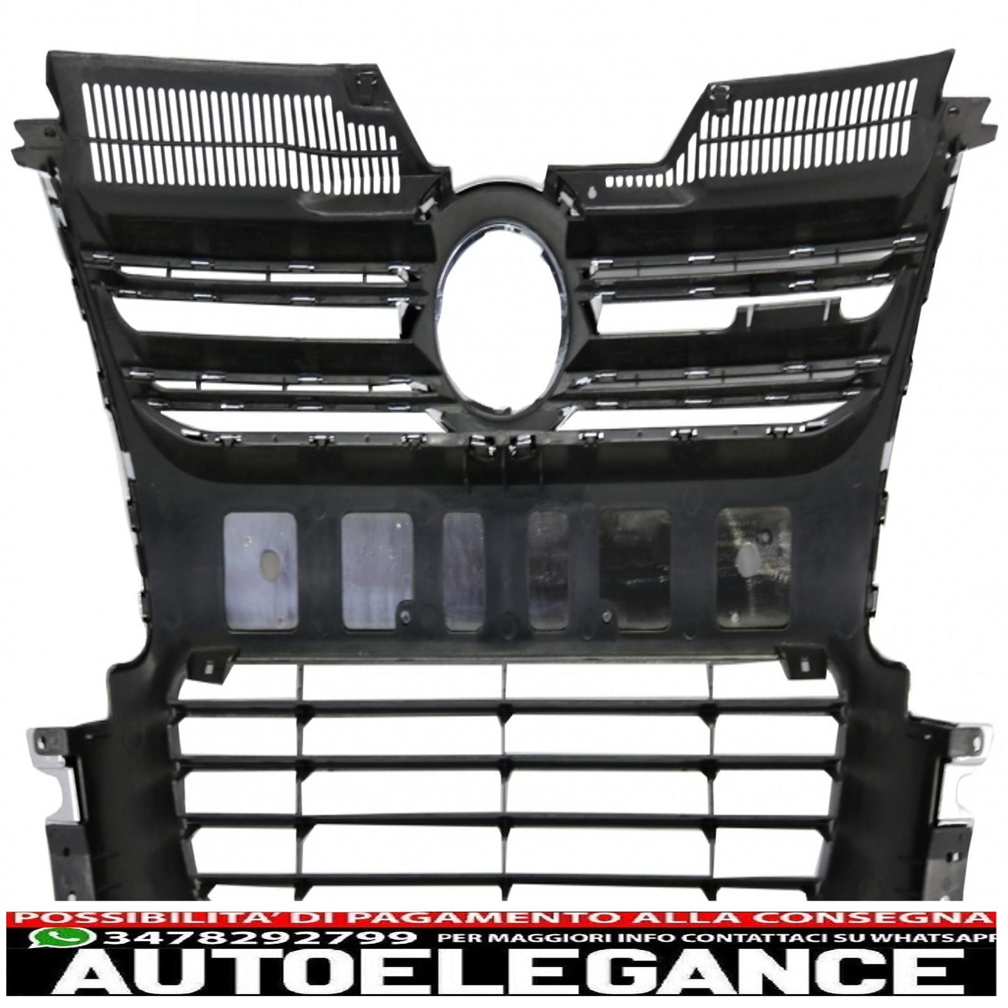 griglia anteriore adatta per vw golf 5 v (2003-2009) r32 design cromata