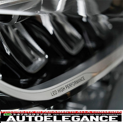 fari anteriori full led adatti per mercedes classe c w205 s205 (2019-up) guida a sinistra