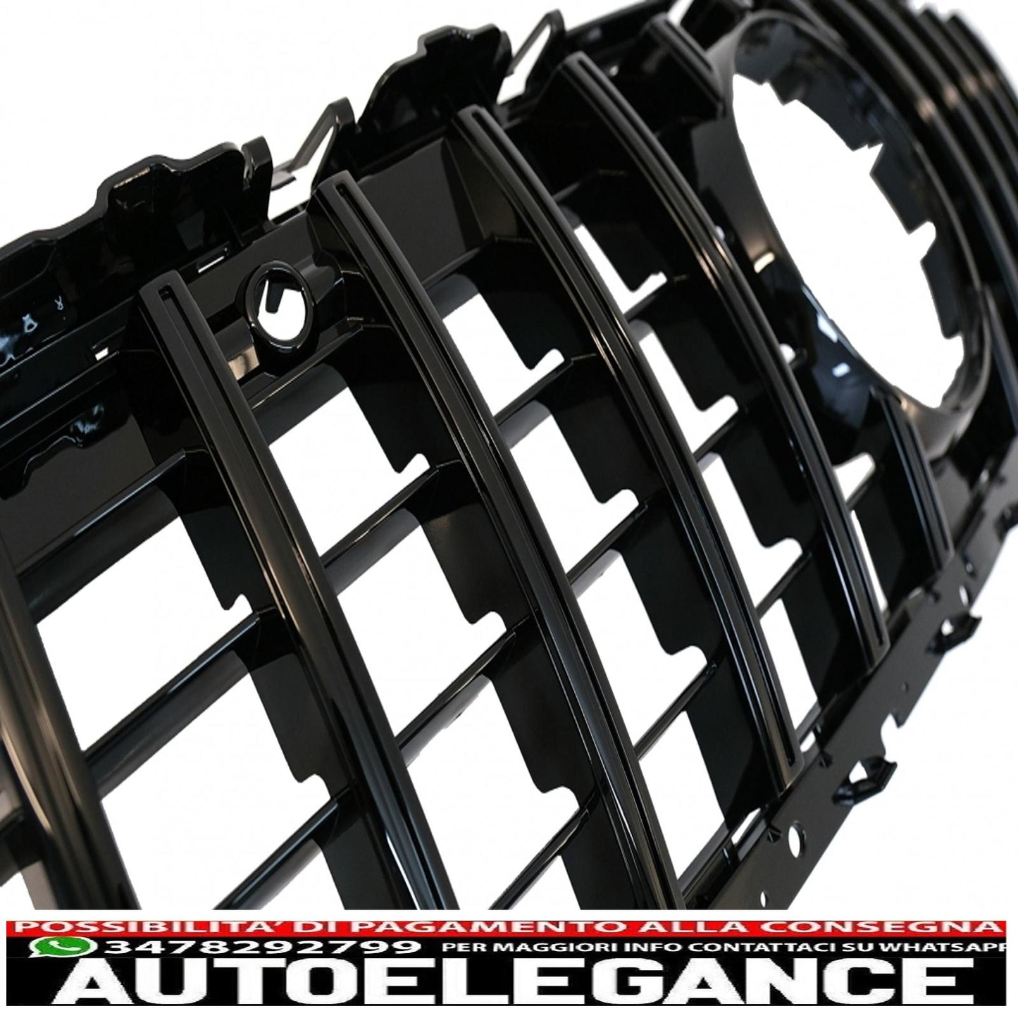 central grille suitable for mercedes cls class c257 (2018-up) panamericana gtr design all black