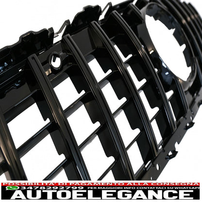 central grille suitable for mercedes cls class c257 (2018-up) panamericana gtr design all black