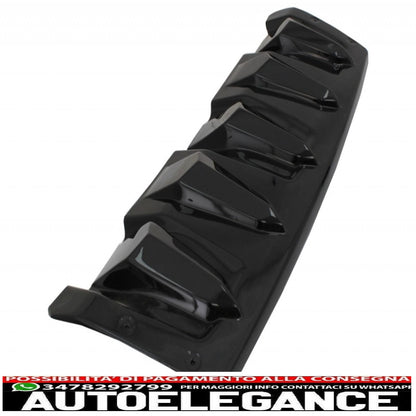 Protezione paramotore paraurti anteriore e posteriore adatta per Dacia Duster 4x4 / 4x2 (2010-2017) Piano Black