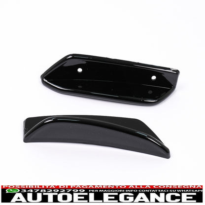 Alette del paraurti anteriore alette laterali adatte per mercedes classe a w177 v177 (04.2018-up) a35 design black edition AUTOELEGANCERICAMBI