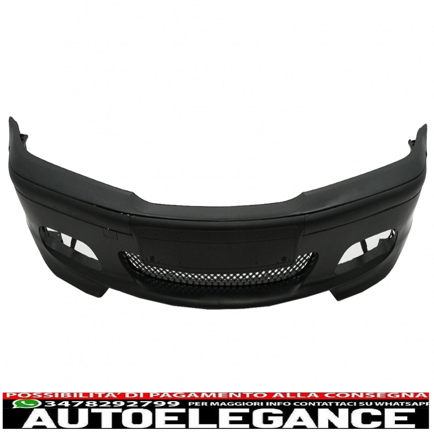 front bumper suitable for bmw 3 series e46 coupe cabrio (1999-2007) m-tech m-technik m-sport ii design
