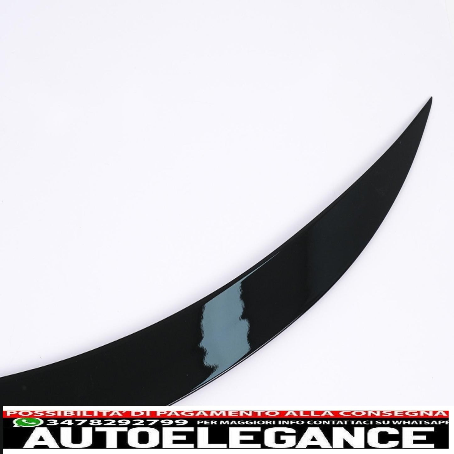 trunk spoiler suitable for tesla model 3 (2017-up) gloss black