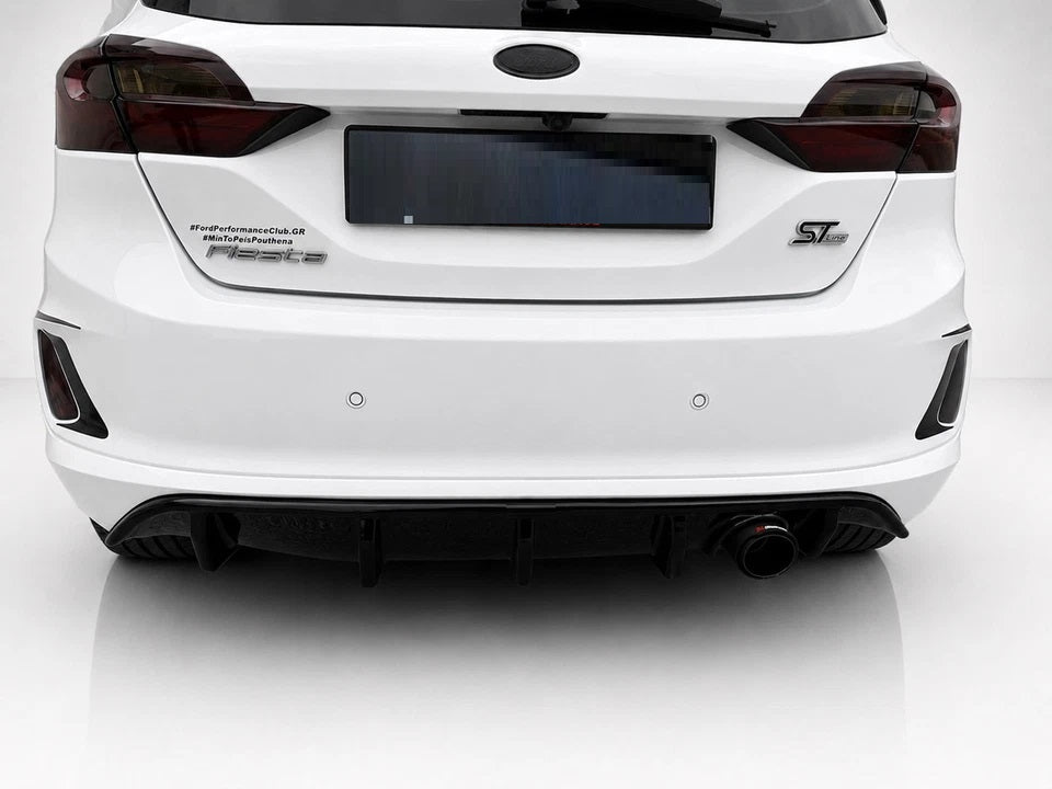 👉Diffusore Posteriore per Ford Fiesta Mk8 ST-Line (2017+) – ABS Nero Lucido👈