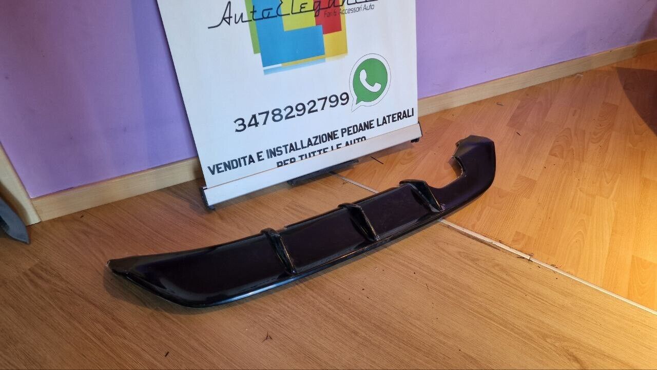 ART. 0615 DIFFUSORE VW SCIROCCO 2014-2017 2SX LOOK SPORT NERO LUCIDO