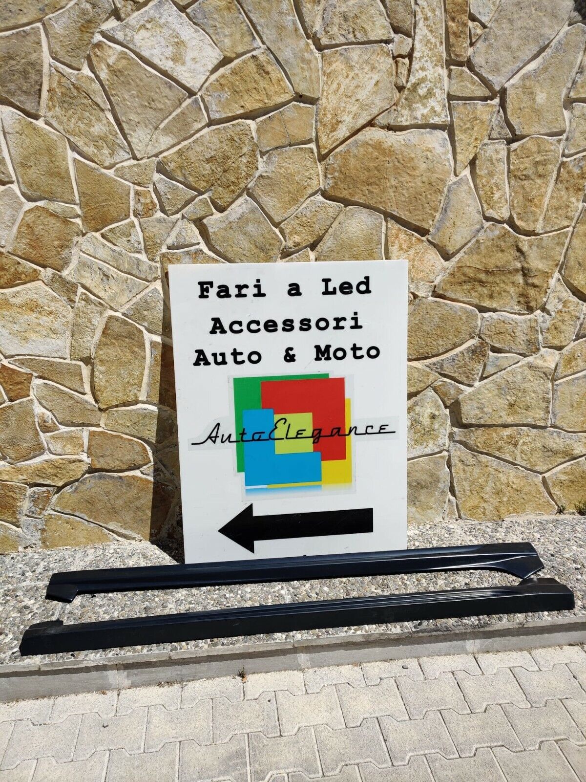 RENAULT CLIO 4 IV 2012+ 5 DOORS PAIR OF SIDE SKIRTS UNDER DOOR RS ABS -.