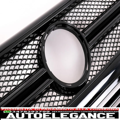 griglia anteriore adatta per mercedes w463 classe g (1990-2012) nuovo design g65 g63 pianoforte edizione completamente nera