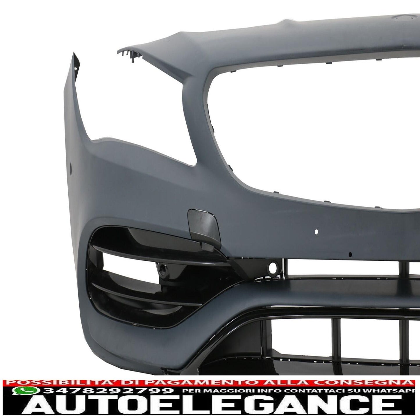 Bumper for Mercedes W117 X117 C117 CLA 13-18 CLA45 Look PDC Flaps Flip 