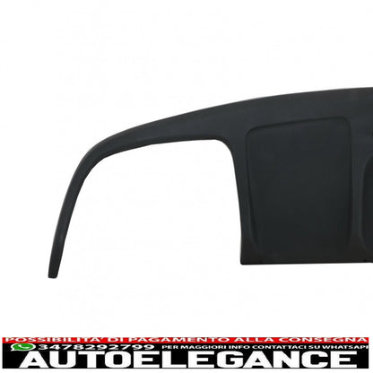 diffusore paraurti posteriore adatto per mercedes cls berlina w218 (2012-2017) solo per paraurti standard