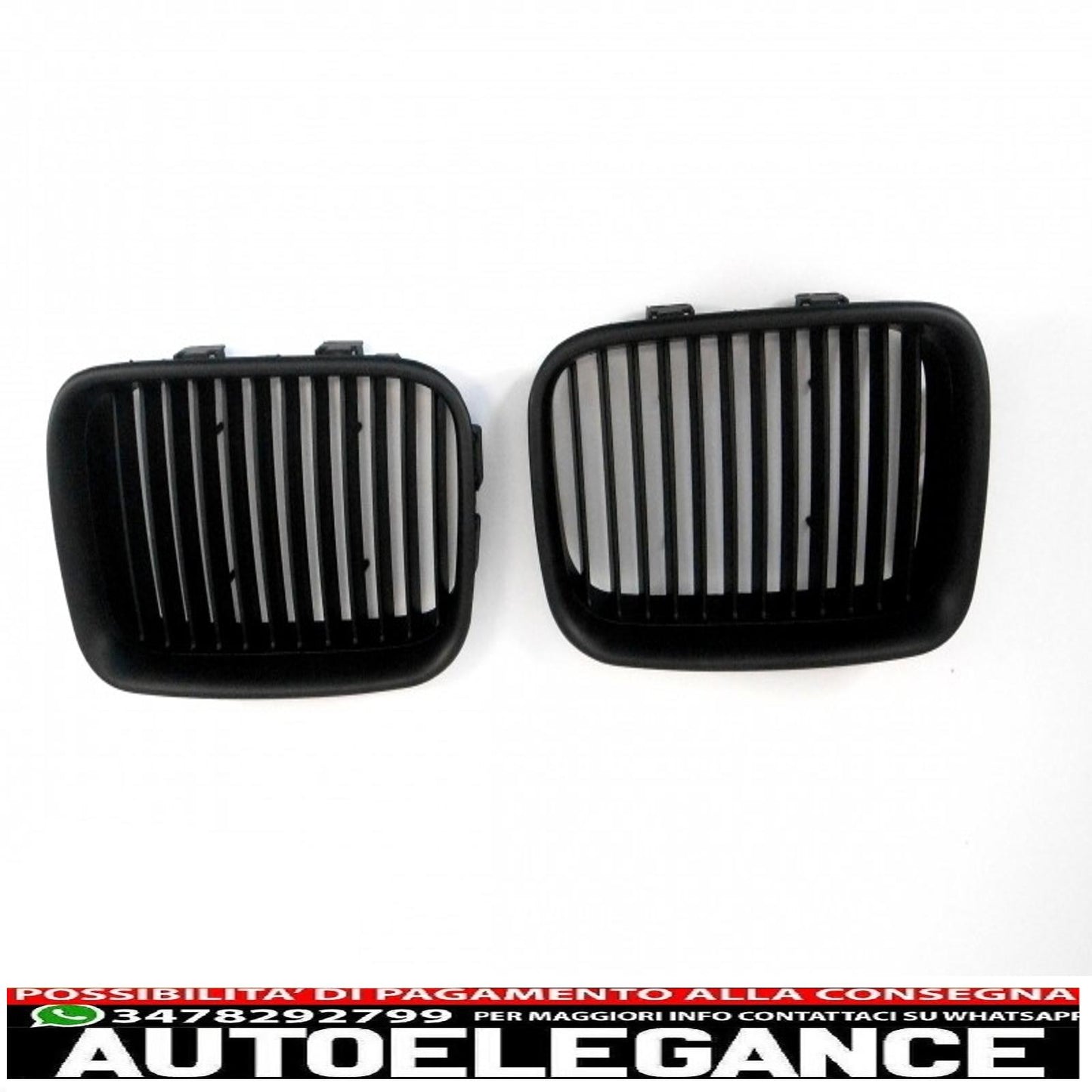 paraurti anteriore adatto per bmw 3er e36 m3 look con griglie a rene centrale