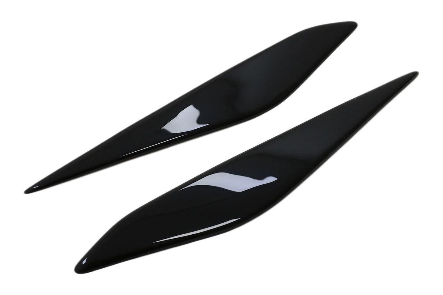 Set Fari Sopracciglia per Ford Fiesta Mk8 2017-2021 Nero Lucido-mostra il titolo originaleTesto originale Sopracciglia fari per Ford Fiesta Mk8 2017-2021 Set nero lucido