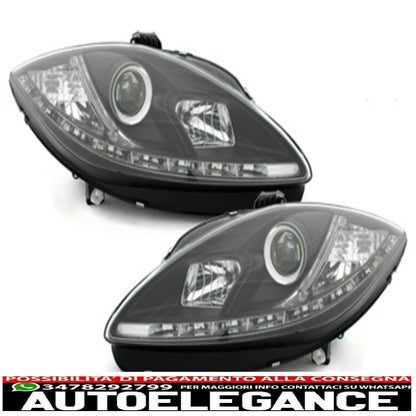 Fari d-lite adatti per Seat Leon 1p 09+ luce di marcia diurna_bla