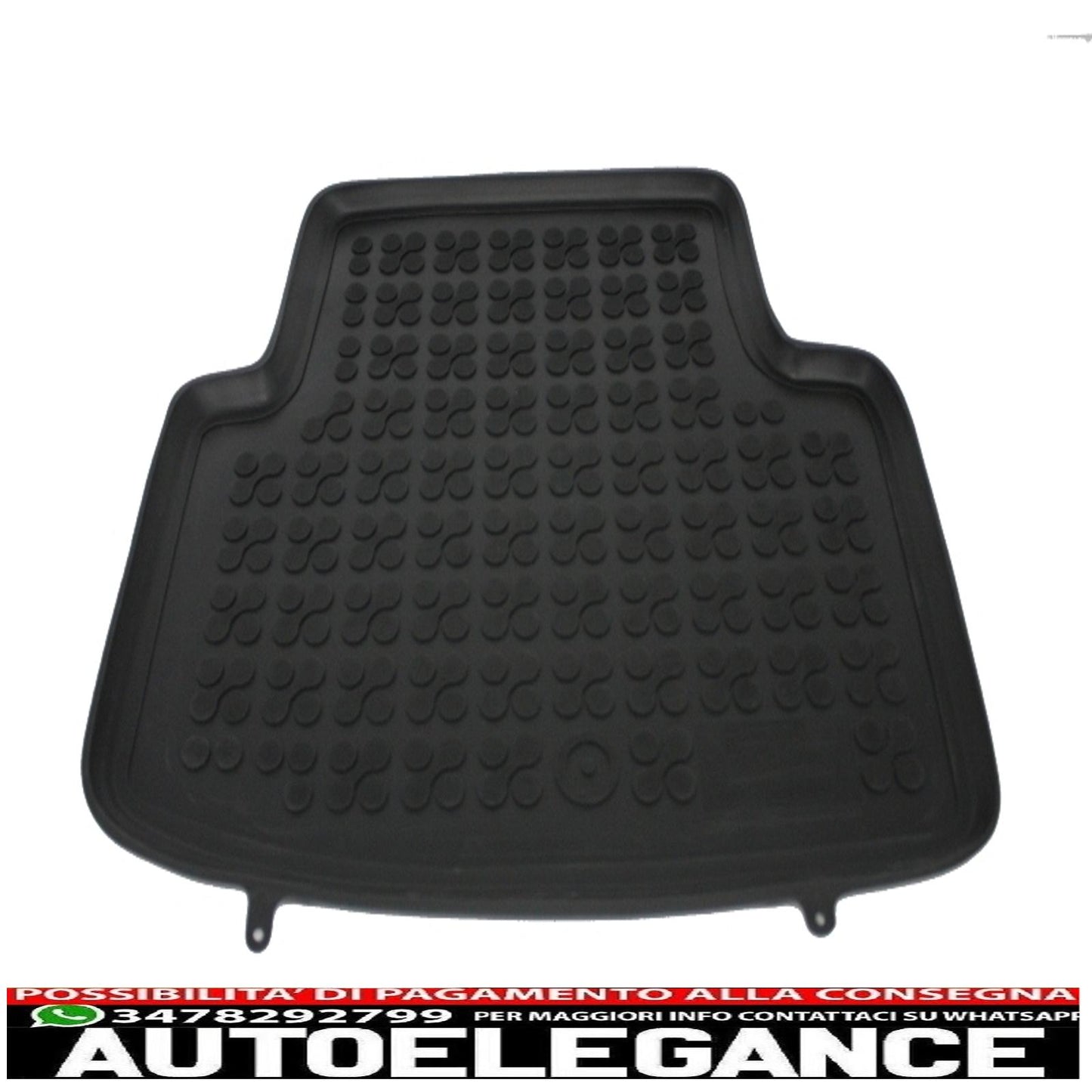 Black rubber mat suitable for VW Passat B8 (2014-up)