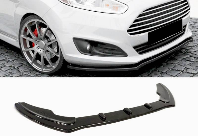 SPLITTER ADATTO PER FORD FIESTA MK7 FL 2012-2017 STANDARD LOOK NERO LUCIDO
