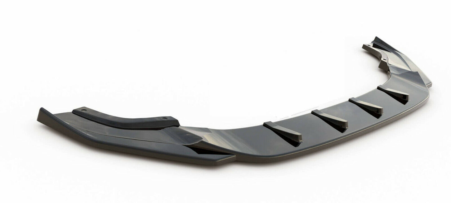 FRONT BUMPER SPLASH GUARD SUITABLE FOR VW GOLF 7.5 R RLINE 2017-2019 ABS BLACK