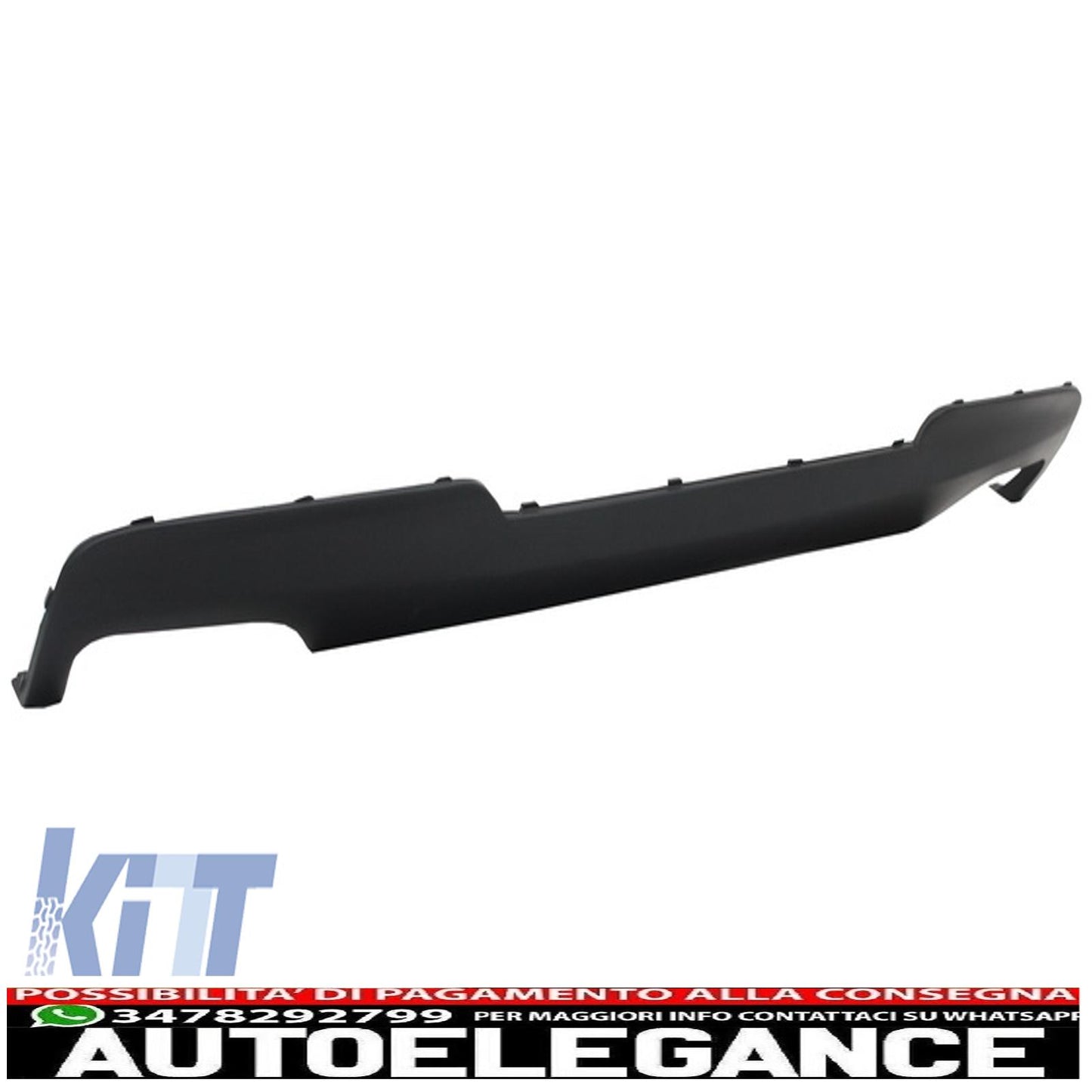 diffusore d'aria a doppia uscita con terminali di scarico sport m-teck 550i v8 lci quadrati adatti per bmw f10 f11 2011-2017