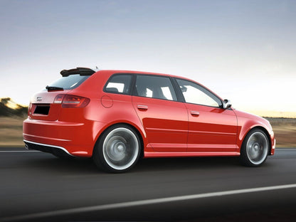 COPPIA MINIGONNE SOLO PER AUDI A3 8P 2004-2012 5 PORTE SPORTBACK LOOK RS3 0603 AUTOELEGANCERICAMBI