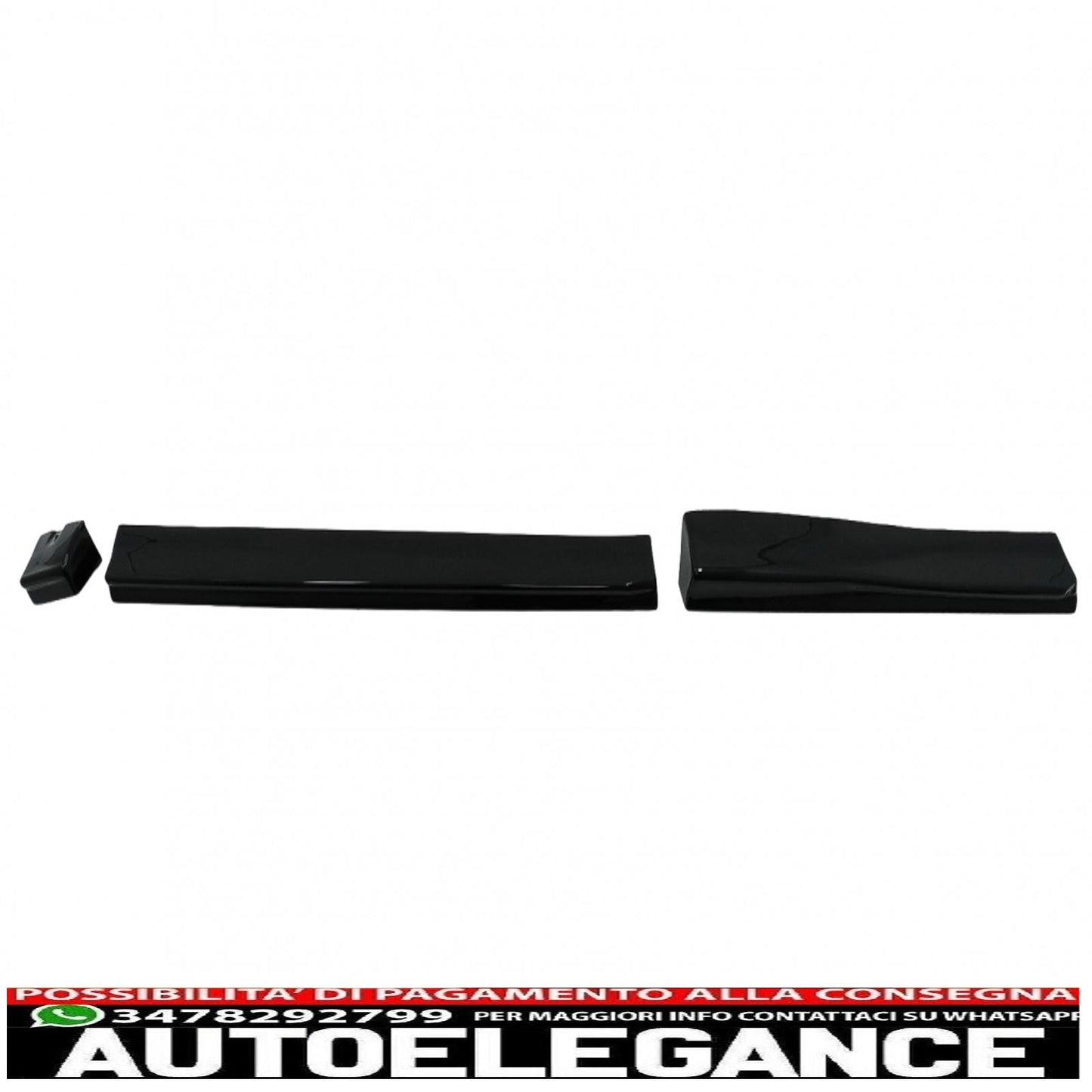 Estensioni delle minigonne laterali adatte per Ford Puma (2019-up) Piano Black solo per st-line