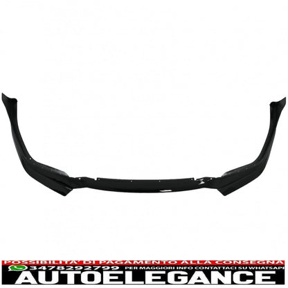 Labbro spoiler paraurti anteriore adatto per BMW serie 3 G20 berlina G21 Touring (2018-up) con estensione minigonne laterali M Sport Piano Black
