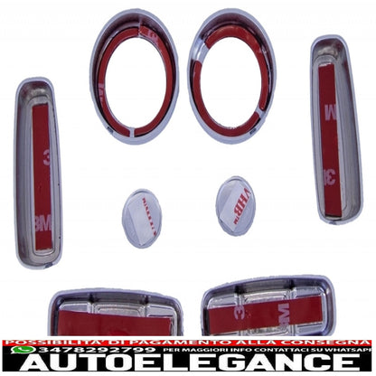 regolazione del sedile rivestimento cromato del telaio con anello pulsante di avvio del telaio adatto a land rover discovery 5 l462 (2017-) discovery sport l550 (2014-) range rover sport l494 (2013-)