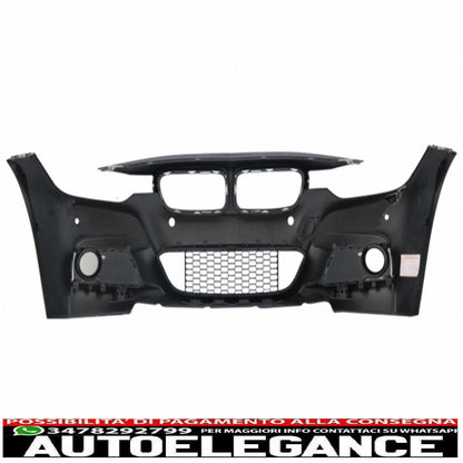 complete body kit suitable for bmw 3 series touring f31 (2011-02.2017) m-technik design with chrome front fenders and bonnet