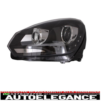 headlights suitable for VW Golf 6 VI (10.2008-2012) LED DRL daylight GTI look 